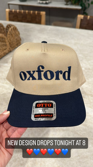 Oxford Hat 2 Tone Navy