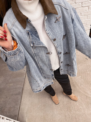 Amelia Heavy Handed Jacket Denim