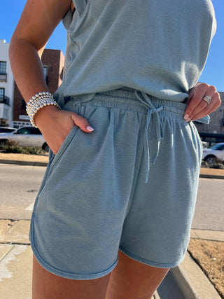 Sadie & Sage | Sightseeing Shorts Blue