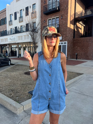 Moroney Denim Romper