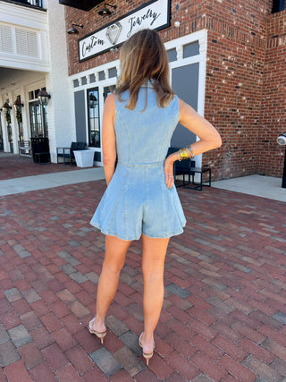 Kayleigh Denim Romper