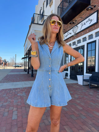 Kayleigh Denim Romper