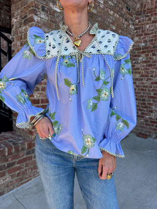 Sweet Serenity Blouse Periwinkle