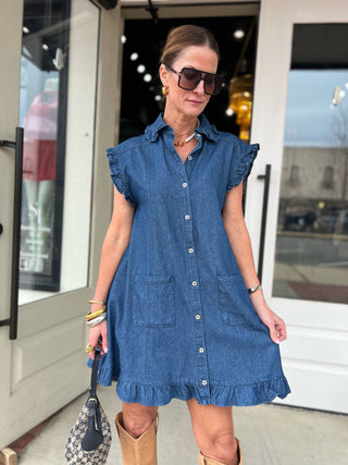 Salt Air Dress Denim