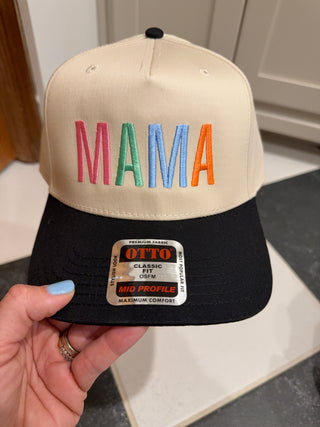 Breezy | Mama Hat Multicolor 2-Tone Black