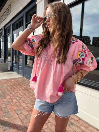 Tropical Sunset Blouse