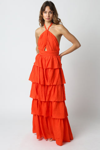 Olivaceous | Lorelai Maxi Dress Orange