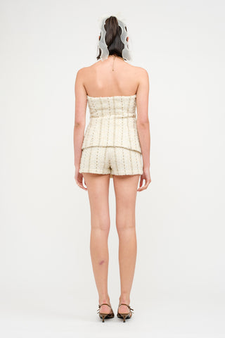 Sofie The Label | Junie Tweed Corset Top Ivory