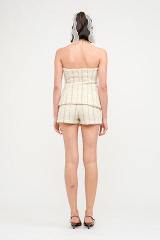 Sofie The Label | Junie Tweed Corset Top Ivory