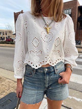 Steve Madden | Meera Top Antique White