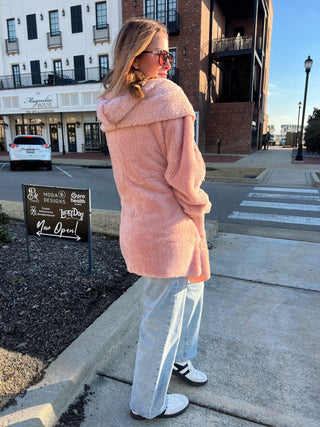 PRE-ORDER | Feelin' So Cozy Cardi Pink