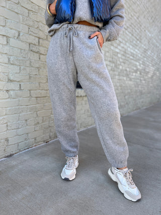 Z Supply | Unwind Reverse Fleece Jogger Classic Heather Grey