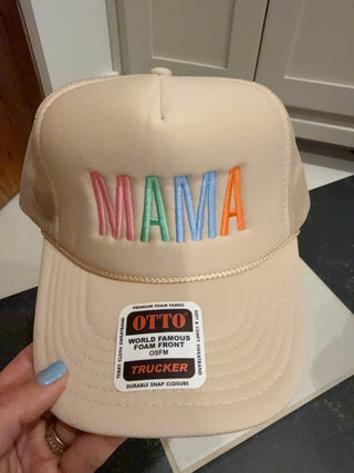 Breezy | Mama Hat Multi-Color Tan