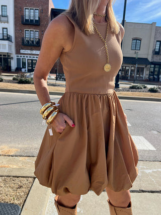 Steve Madden | Palermo Dress Caramel Cafe