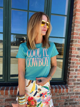 Girl Dangerous | Cool It Cowboy Boxy Tee