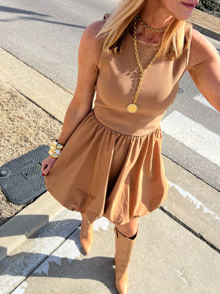 Steve Madden | Palermo Dress Caramel Cafe