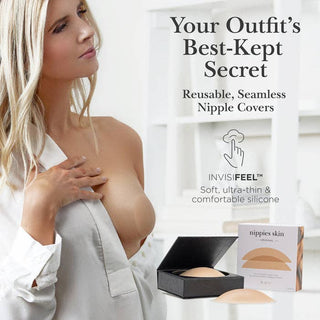 Nippies Adhesive Nipple Covers - Caramel: Caramel / Size 1 (A-C cups)