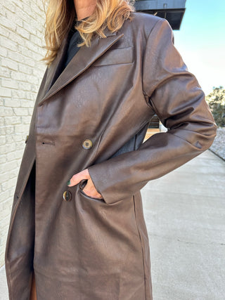 Olivaceous | Neriah Drew Coat Brown