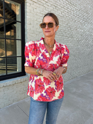 Bursting Florals Blouse