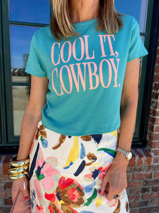 Girl Dangerous | Cool It Cowboy Boxy Tee