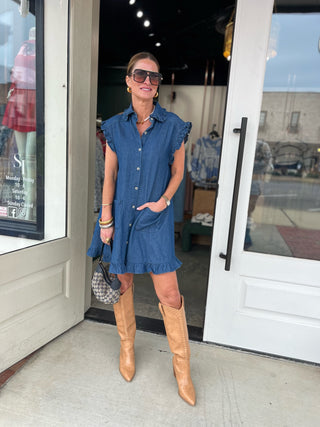 Salt Air Dress Denim