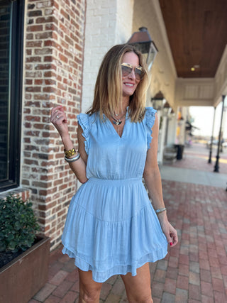 Steve Madden | Prairie Dreams Dress Sky Blue