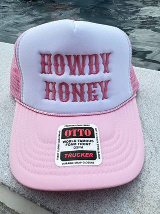 Howdy Honey Pink and White