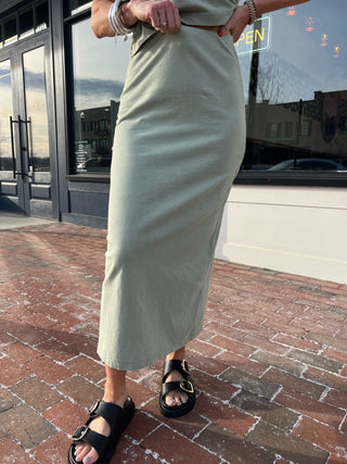 Z Supply | Gail Midi Skirt Avocado