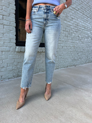 Daze Denim | Straight Up High Rise High Key