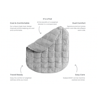 Blush Nodpod BODY - Weighted Blanket