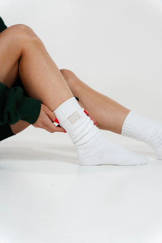 Foxy Kind | Scrunch Sock White