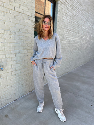 Z Supply | Off The Clock Cozy Sweatshirt Classic Heather Grey