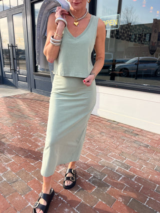 Z Supply | Gail Midi Skirt Avocado