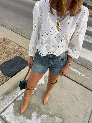 Steve Madden | Meera Top Antique White