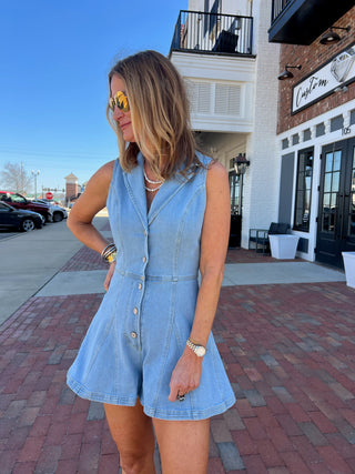 Kayleigh Denim Romper