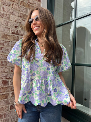 Sweet Lavender Blouse