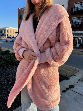 PRE-ORDER | Feelin' So Cozy Cardi Pink