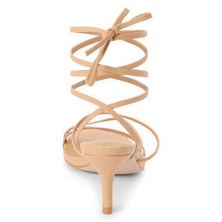 Matisse | Lilly Ankle Wrap Heel Nude