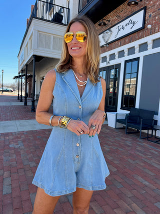 Kayleigh Denim Romper