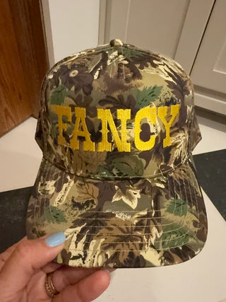 Breezy | Camo Hat with Gold Fancy