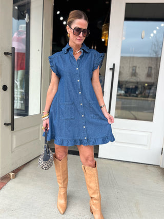 Salt Air Dress Denim