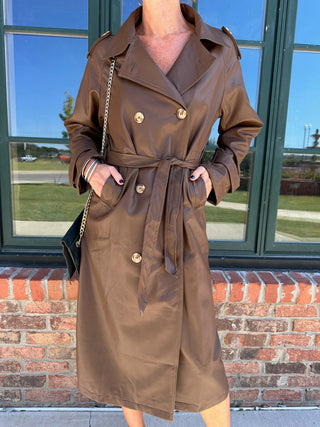 Sirena | Sienna Trench Coat Brown