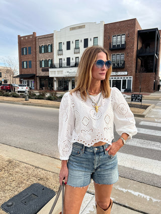 Steve Madden | Meera Top Antique White