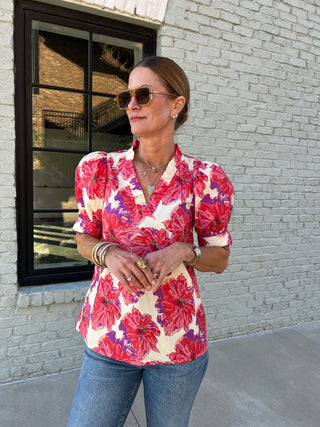 Bursting Florals Blouse