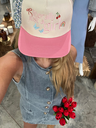 Summer Tee’s | Literally Just A Girl Hat