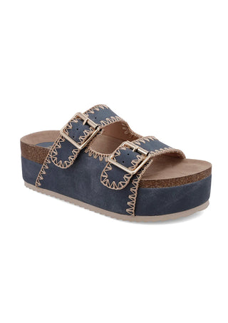 Bowie Platform Sandal Denim