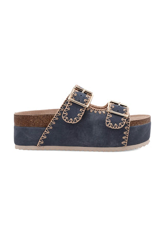 Bowie Platform Sandal Denim