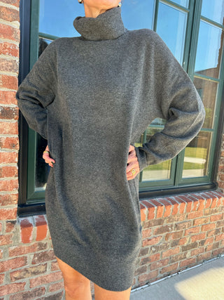 Z Supply | Richie Sweater Dress Charcoal Heather