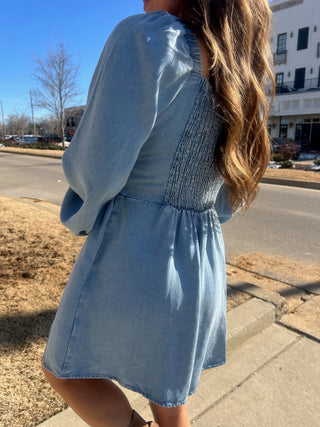 Sadie & Sage| Skyline Chambray Romper