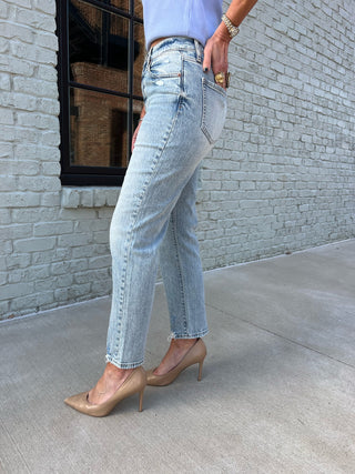 Daze Denim | Straight Up High Rise High Key